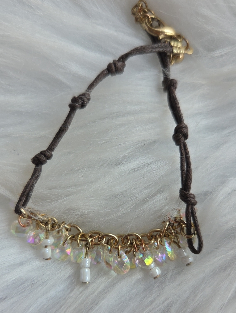 Iridescent Beaded Bracelet